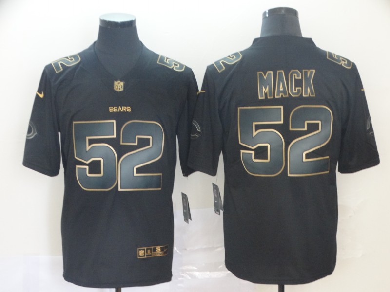 Men's Chicago Bears #52 Khalil Mack Black Alternate Jersey
